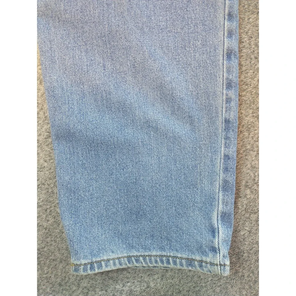 Levis 550 Relaxed Fit Jeans Men 40x35 Light Wash Blue Denim Tapered Leg 550-0260